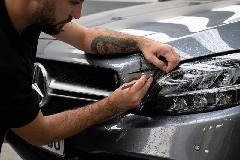 Illustrative vehicle care photography